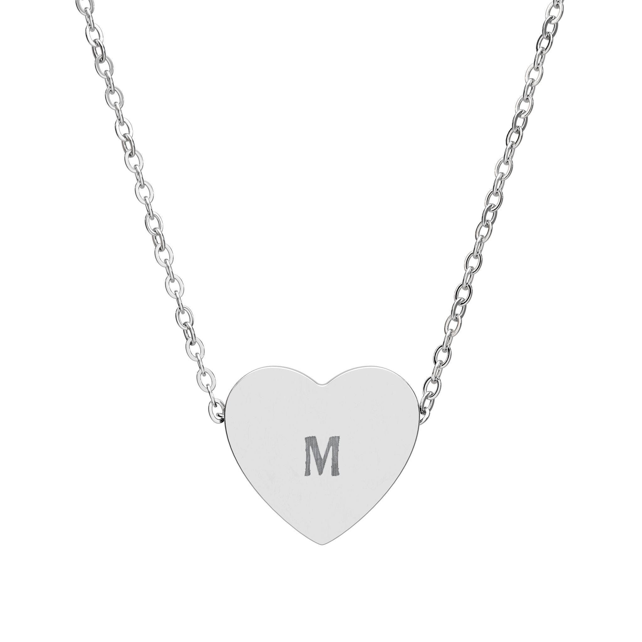 Heart Necklace (Engraving - M)