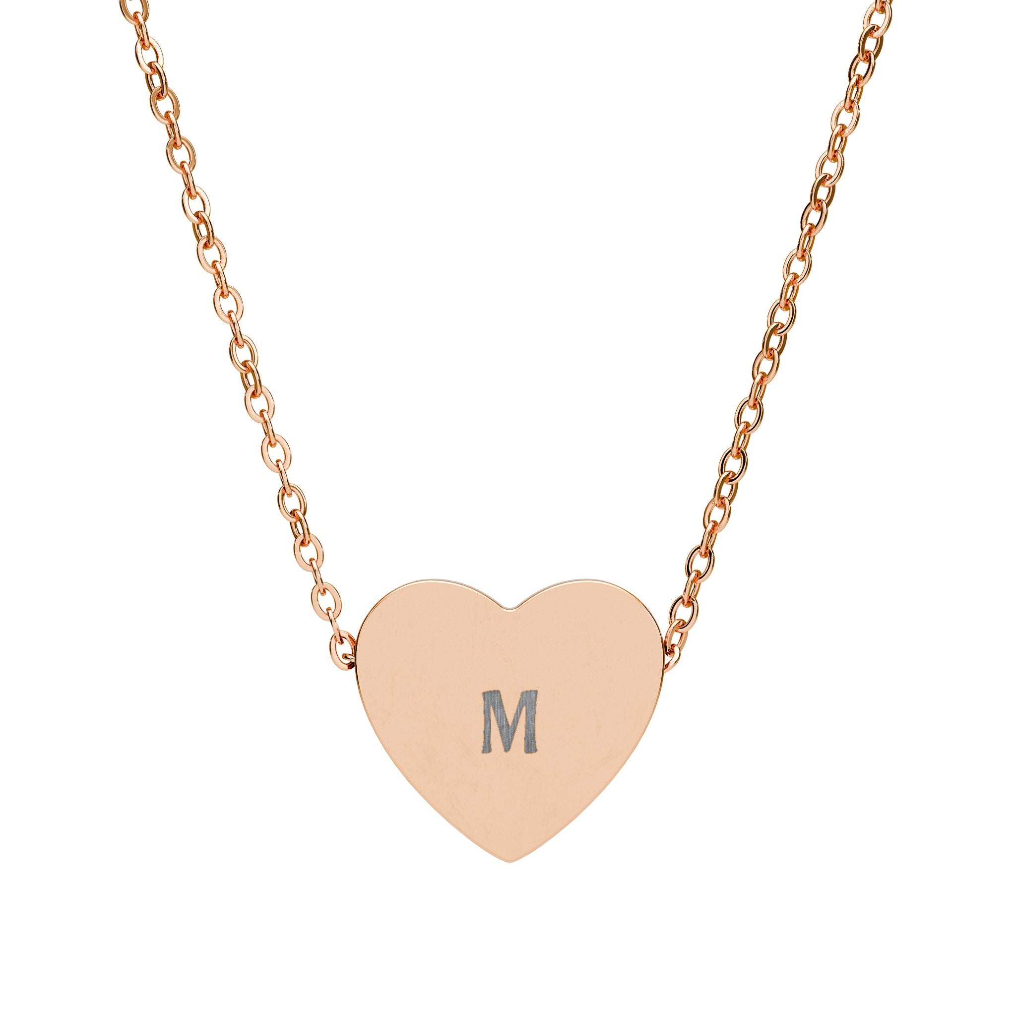 Heart Necklace (Engraving - M)