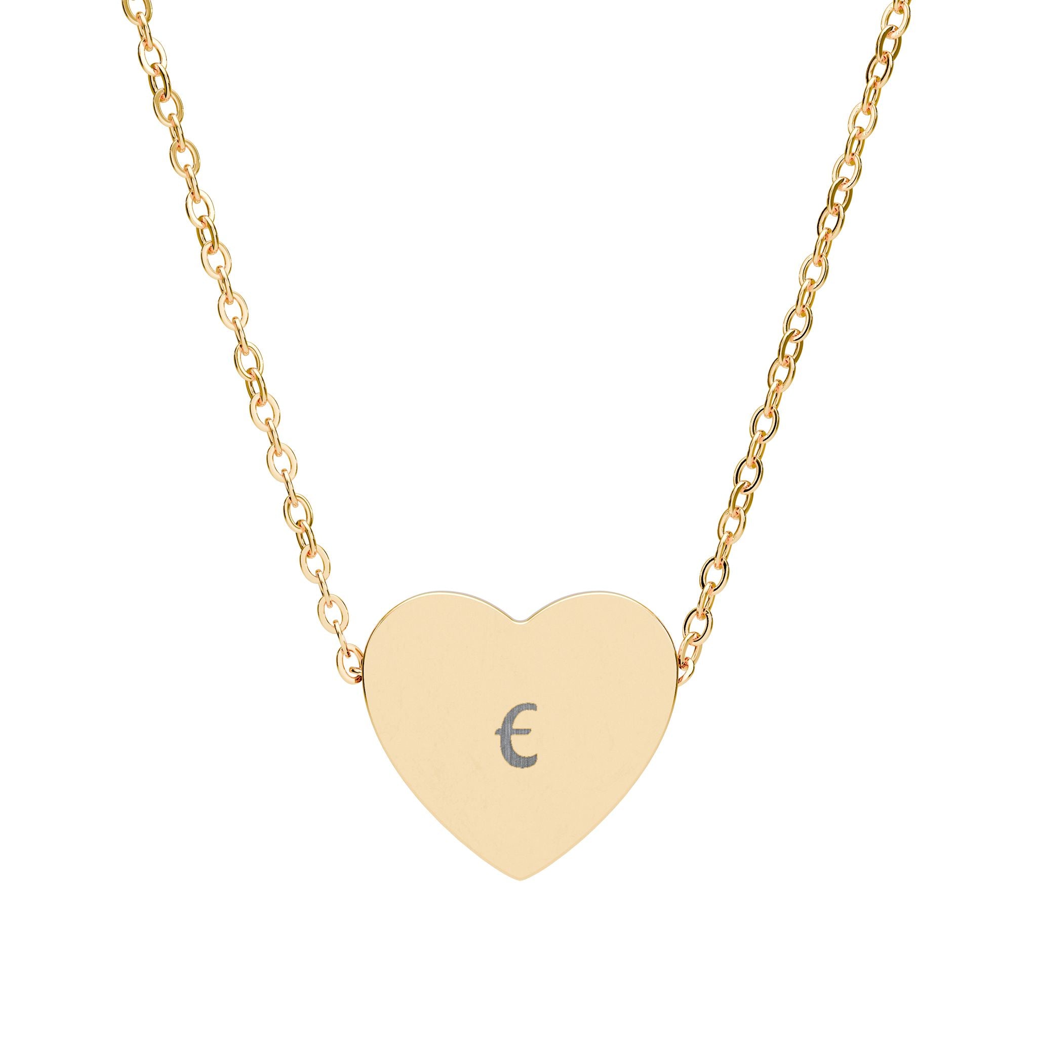 Copy of Heart Necklace (Engraving - E)