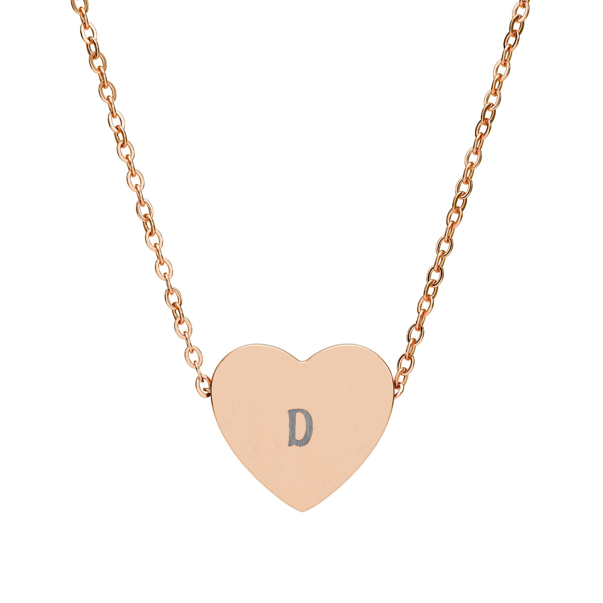 Heart Necklace (Engraving - D)
